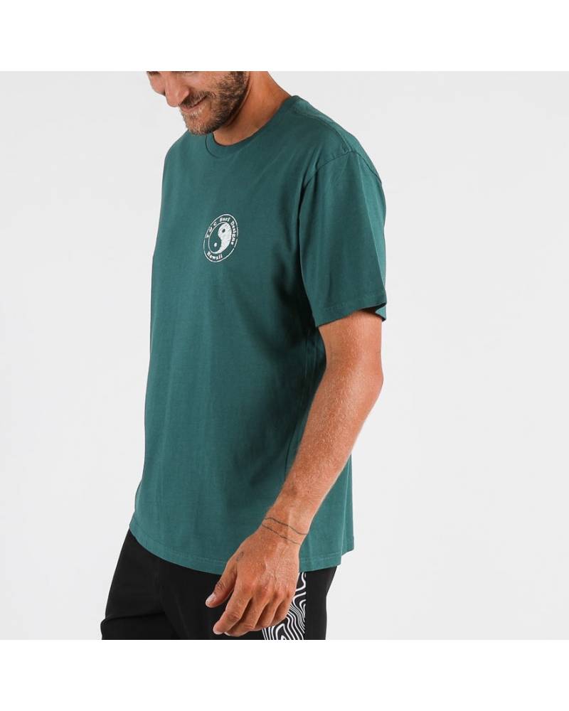 Monochrome Tee - Washed Emerald