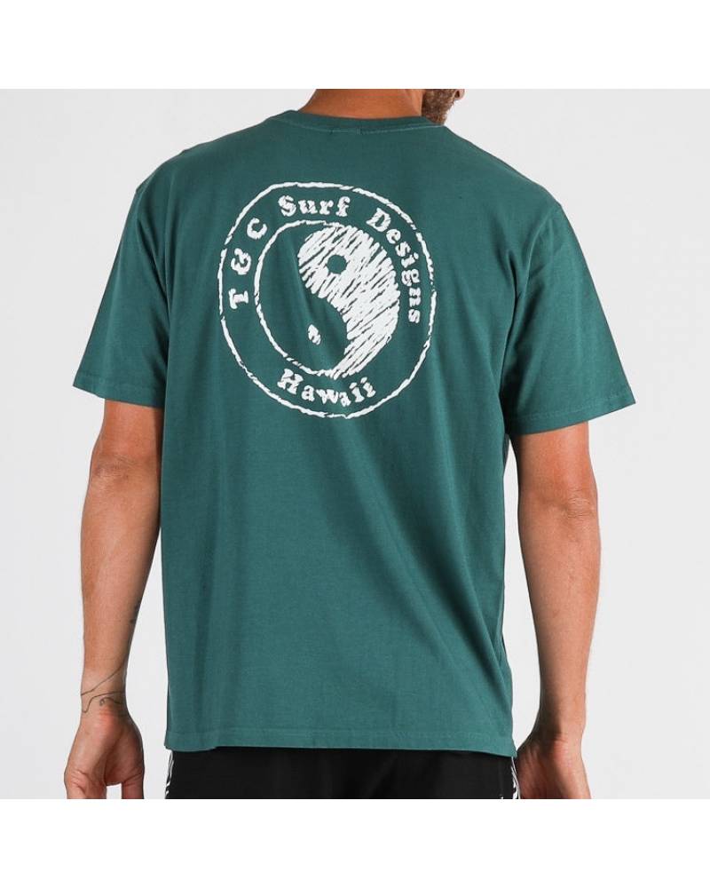 Monochrome Tee - Washed Emerald