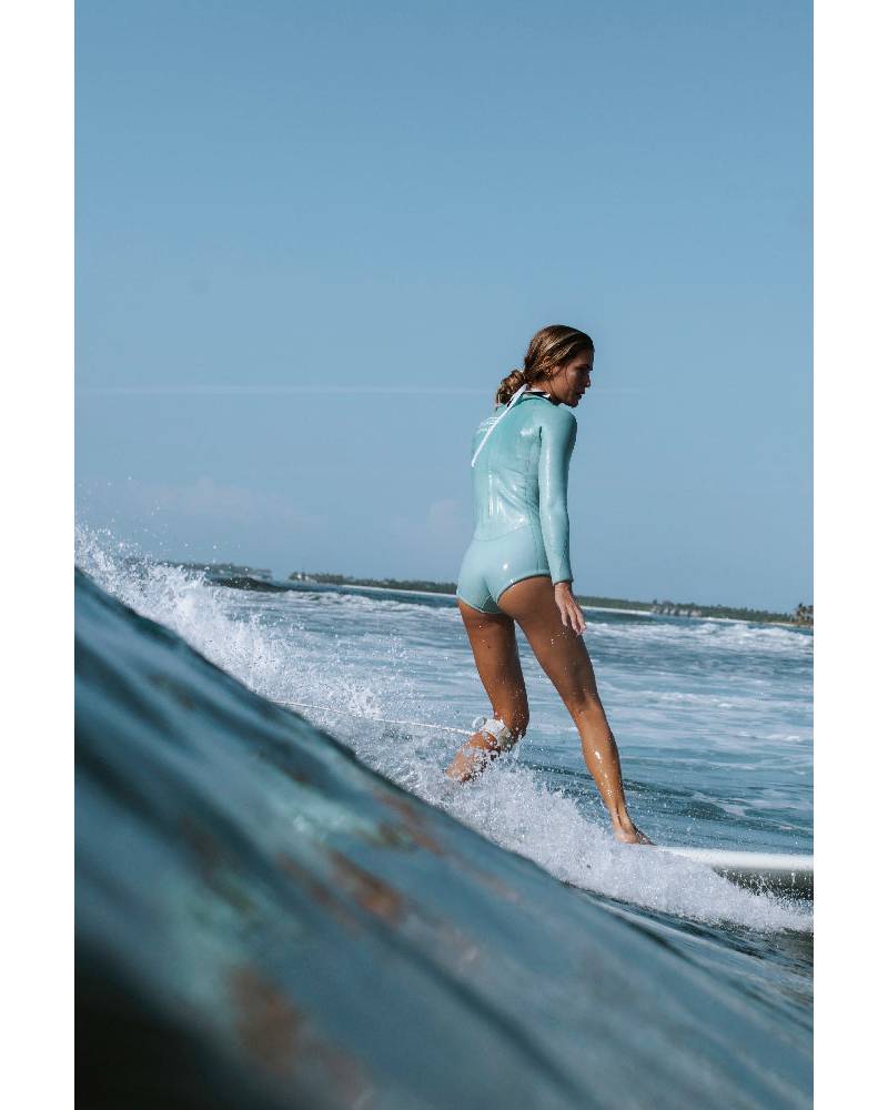 Nikki van Dijk Springsuit Boyleg - Aquamarine Gradient