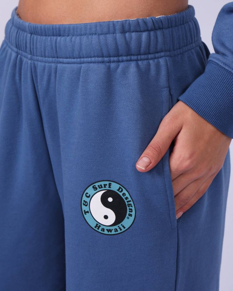OG Wide Leg Track Pant - Pacific