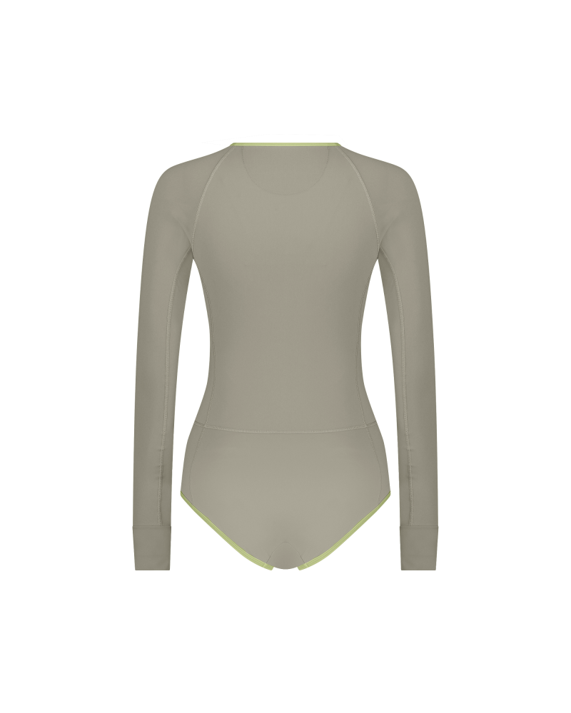 ONE PIECE SWIMSUIT LONG SLEEVE - Moon
