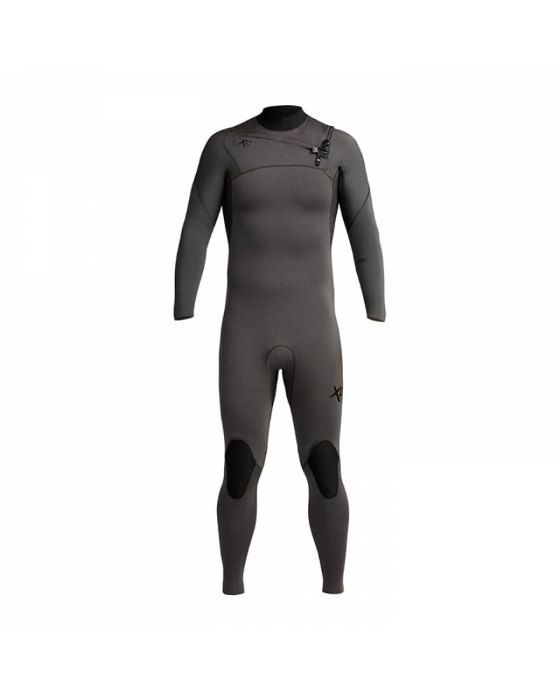 MENS COMP 2MM STEAMER WETSUIT CHARCOAL GREY