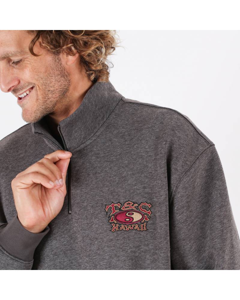 Thruster 1/4 Zip - Vintage Smoke