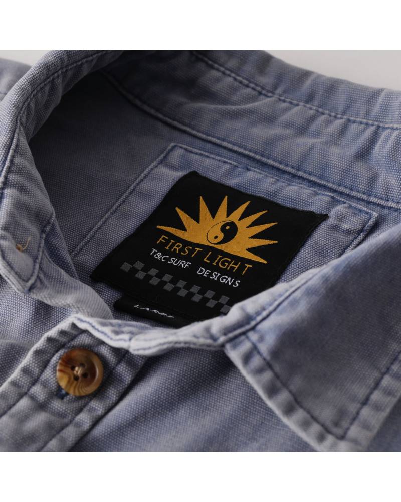 Dawn L/S Canvas Overshirt - Ocean