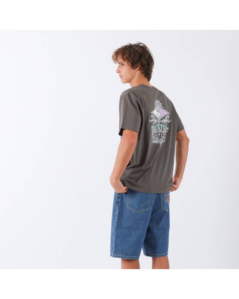 Thrift Denim Jort - Washed Blue