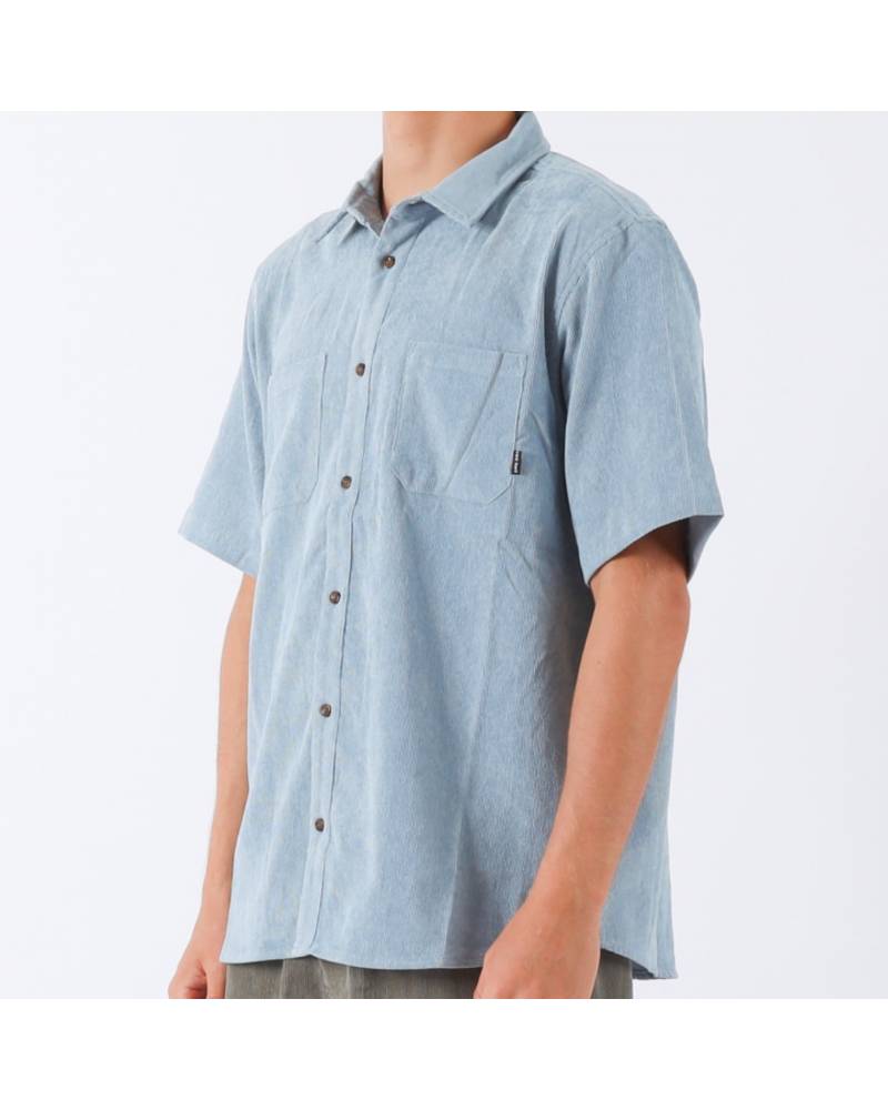 Angled view of Whaler Cord S/S Shirt