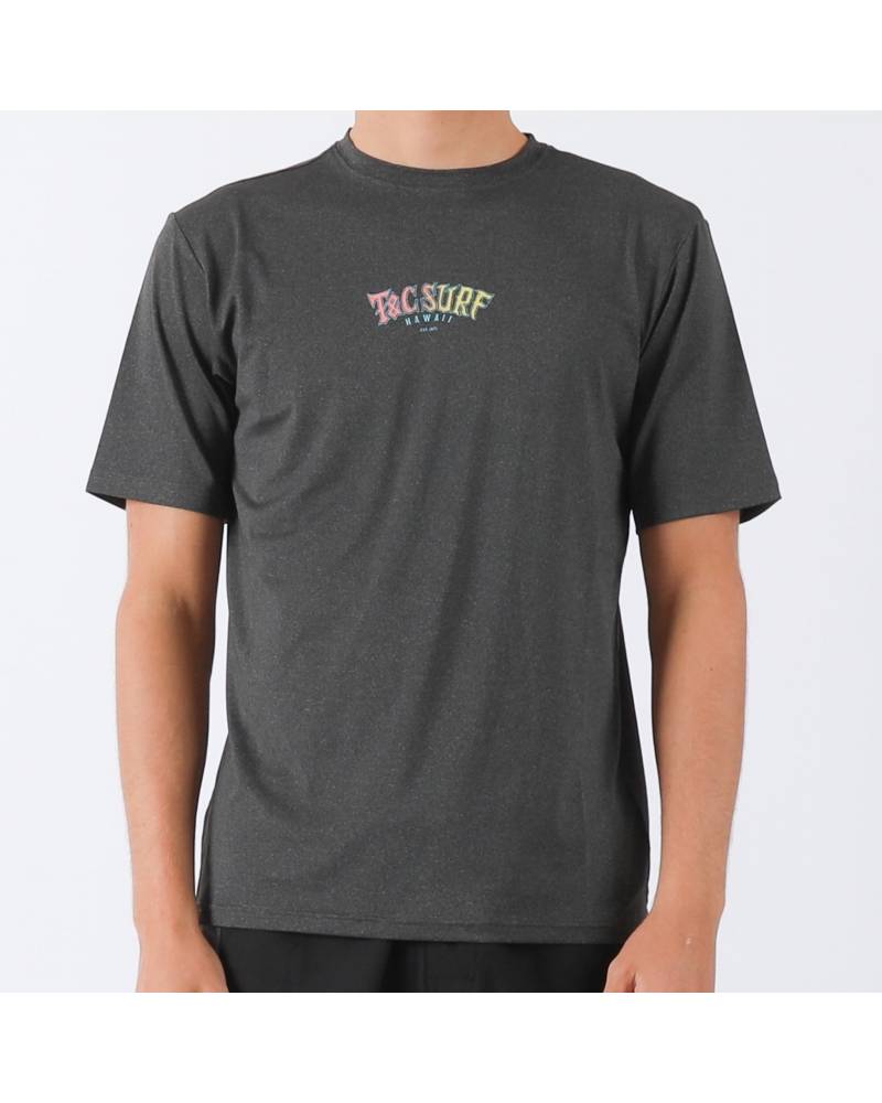 Diamond Logo Surf Tee UPF 50+ - Black Heather