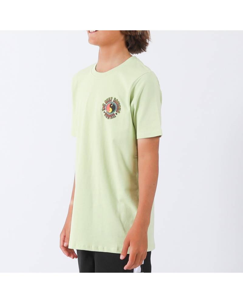 Model wearing Boys Vault Tee