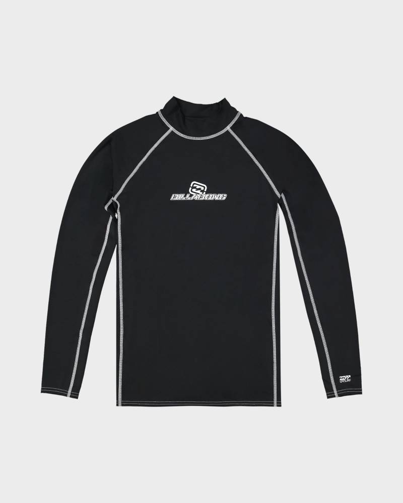 Mens Jimmy Contrast Long Sleeve Rash Vest