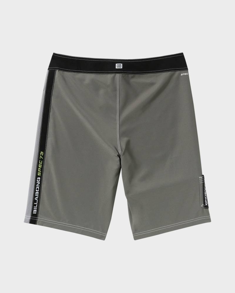 Back view of Boardshorts - PEWTER