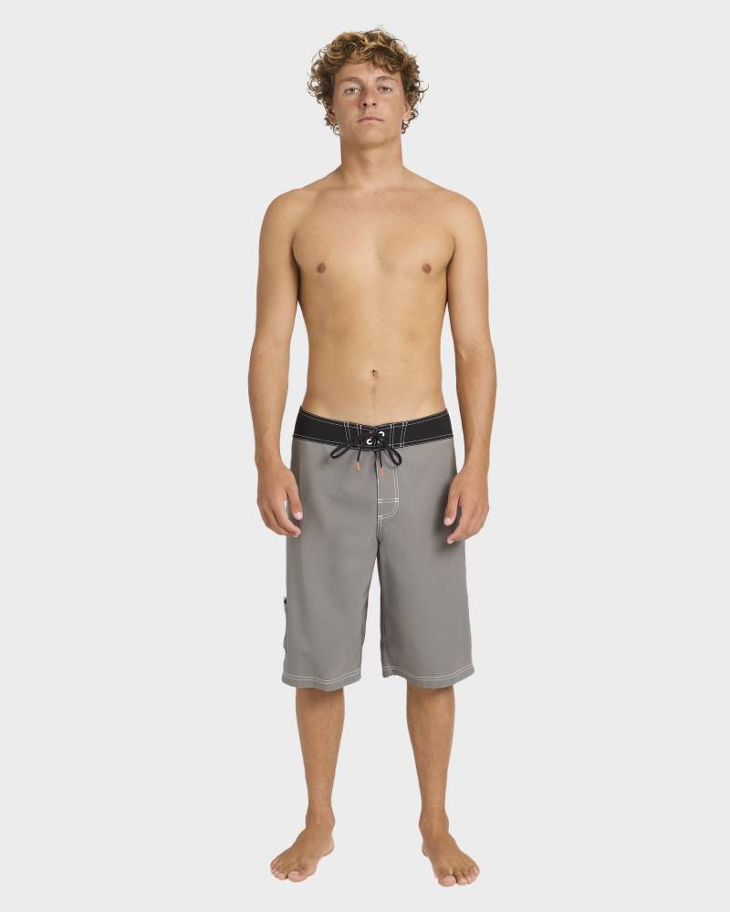 Front view of Boardshorts - PEWTER