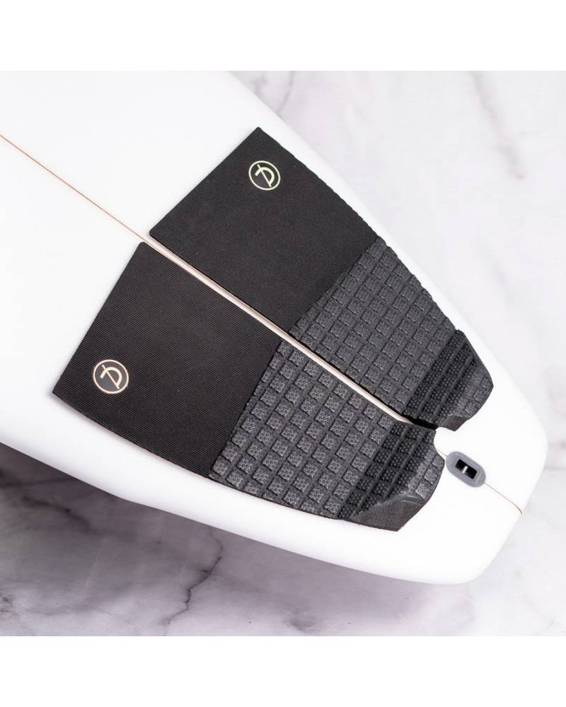Bravosurf | DEFLOW TRACTION 2 PIECE PAD | Black