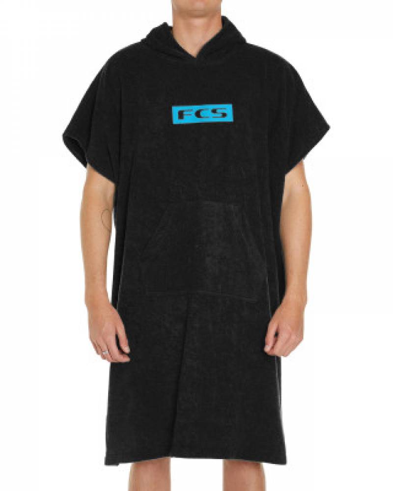 FCS Towel Poncho - black