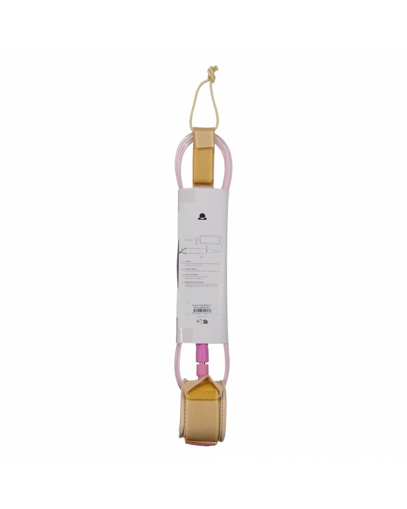 Summer vibes Session 6ft surfboard Leash Leg rope - Pink - Summer vibes