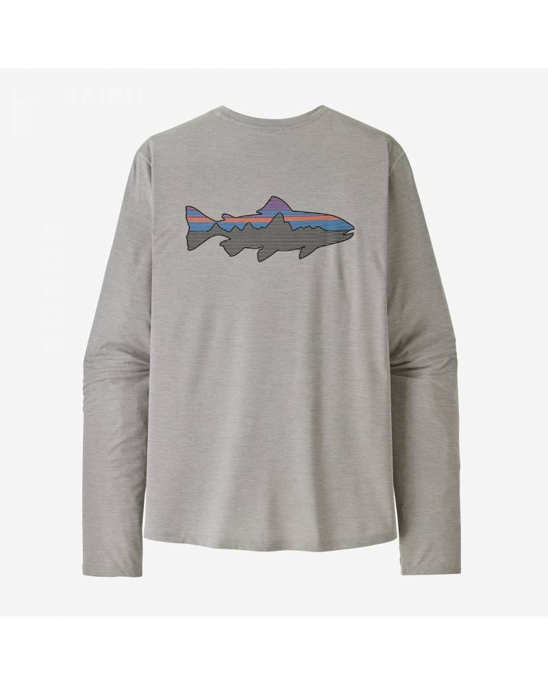 Men’s Long-Sleeved Capilene® Cool Sun Shirt - Fitz Roy Trout