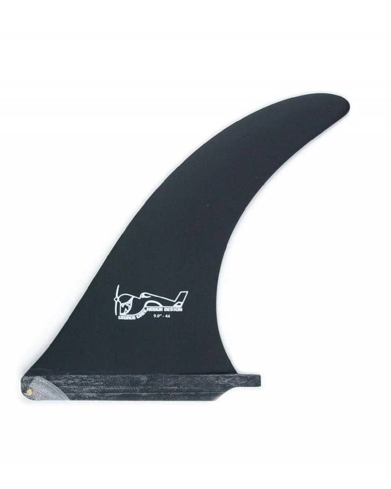 Greenough 4-A 10" Black Single Fin