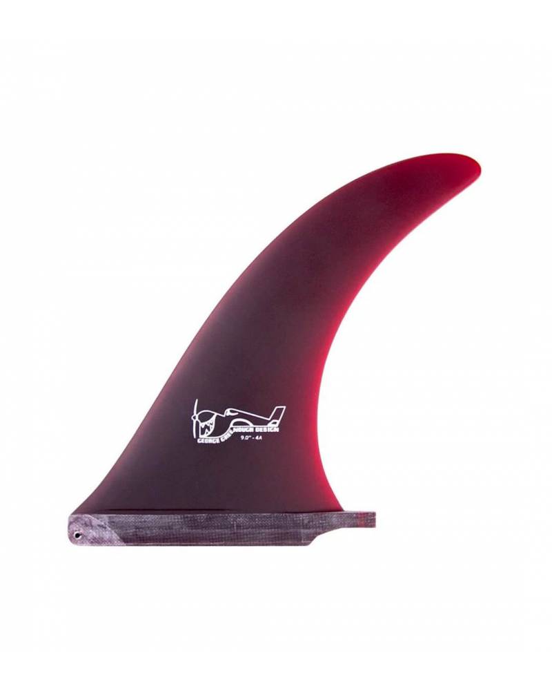 True Ames Greenough 4A 7" Red Longboard Fin