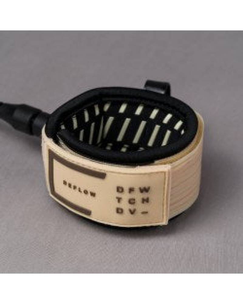 Bravosurf | DEFLOW ULTRACOMP LEASH 5FT 5MM | Cream