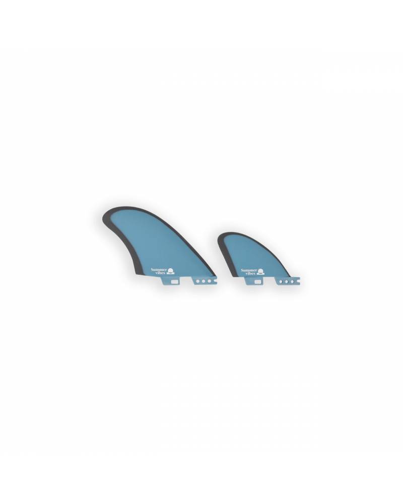 Summer vibes Quad Mid Keel 4-Fin Set FCiiCompatible - Blue