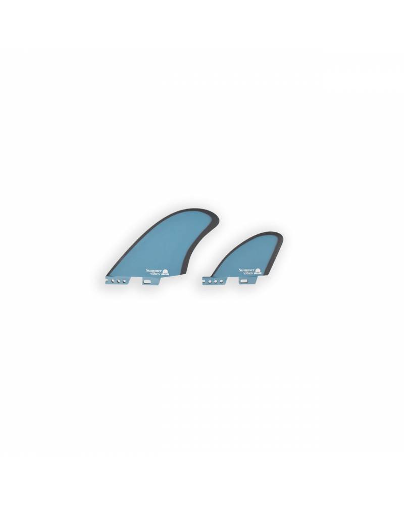 Summer vibes Quad Mid Keel 4-Fin Set FCiiCompatible - Blue