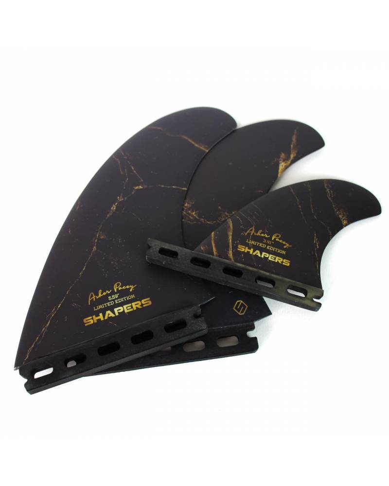 Asher Pacey 5.59" + Stabiliser - Single Tab-Black/Gold