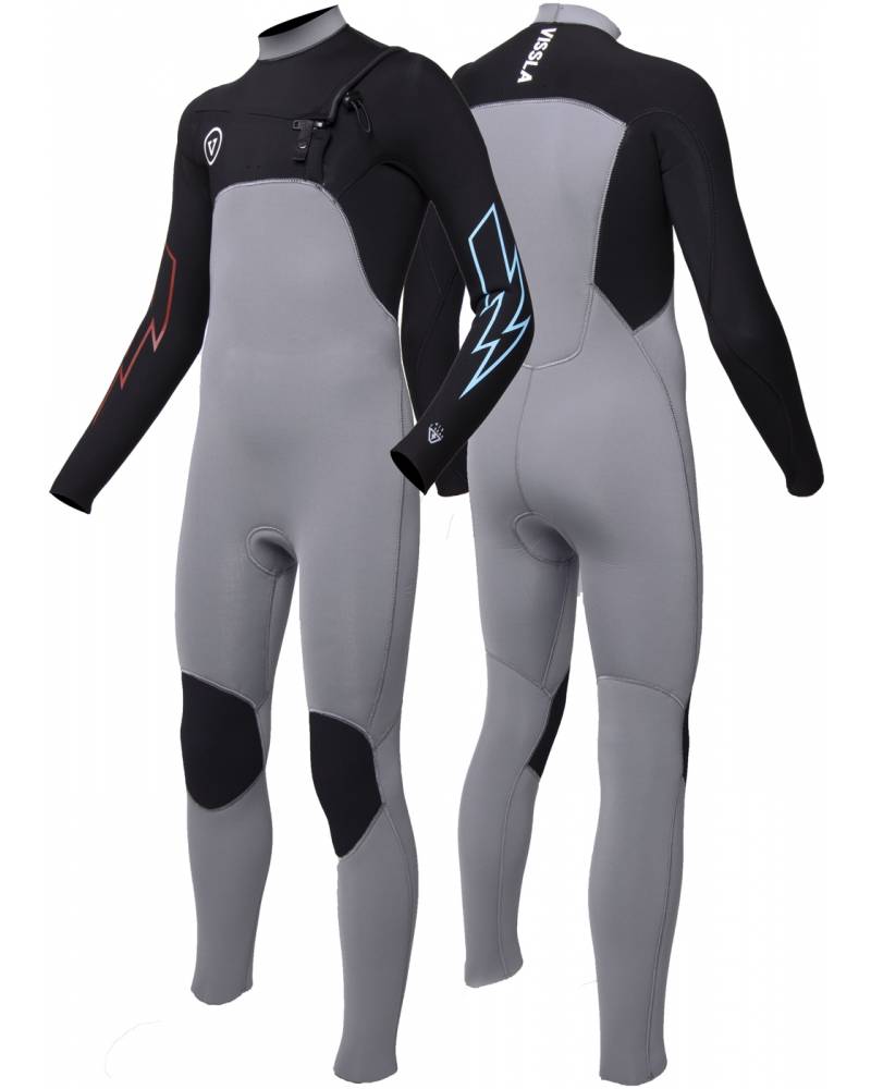 7 Seas Boys 3-2 Bolt Full Chest Zip - Grey