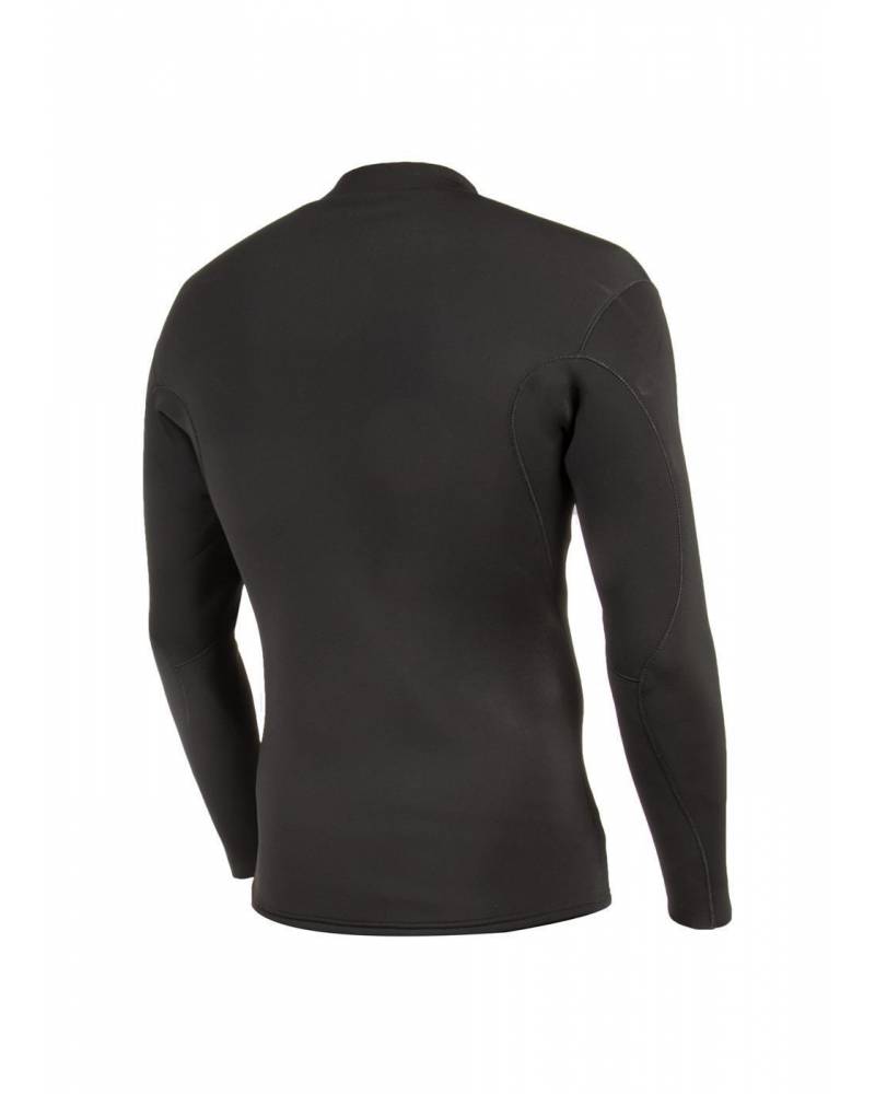 Solid Sets 2mm Front Zip Jacket - Black 3