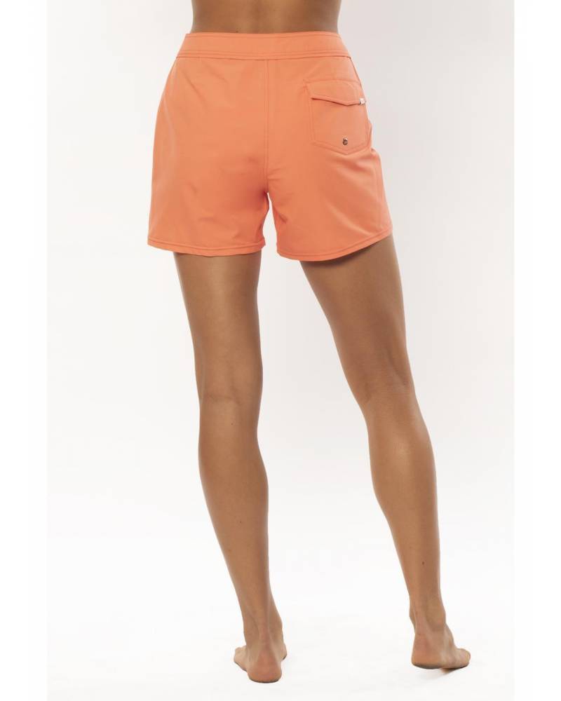 Ocean Air Boardshort 5" - Vibrant Coral