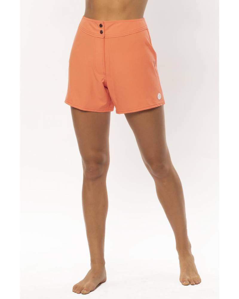 Ocean Air Boardshort 5" - Vibrant Coral