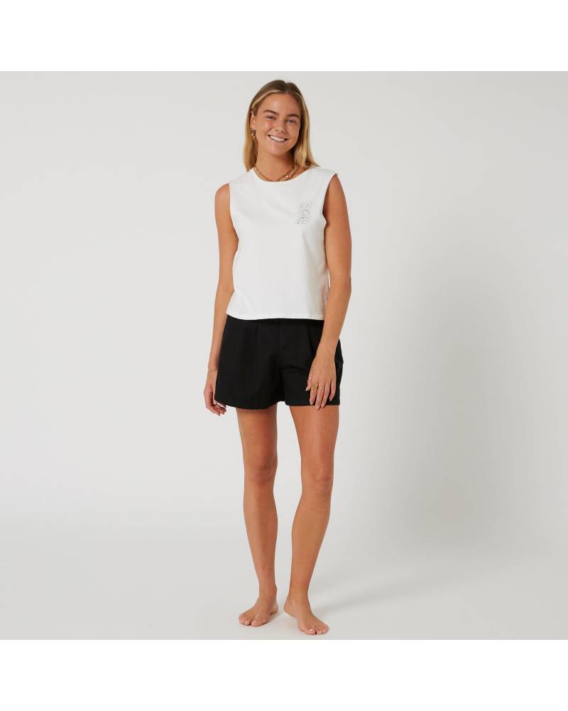 Black color utility short