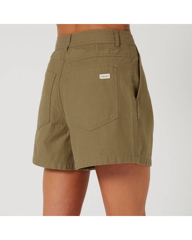 Olive color utility short