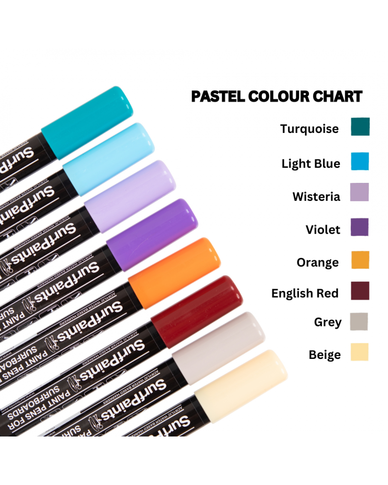 Pastel Acrylic Paint Pens - 4mm Durable Bullet Nibs for All Surfaces – Premium Japanese Quality