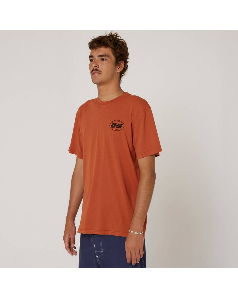 Washed Oval Heritage Tee Big Mens