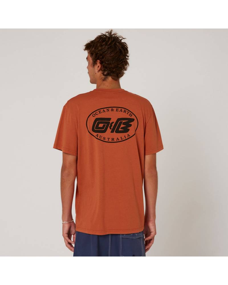 Washed Oval Heritage Tee Big Mens