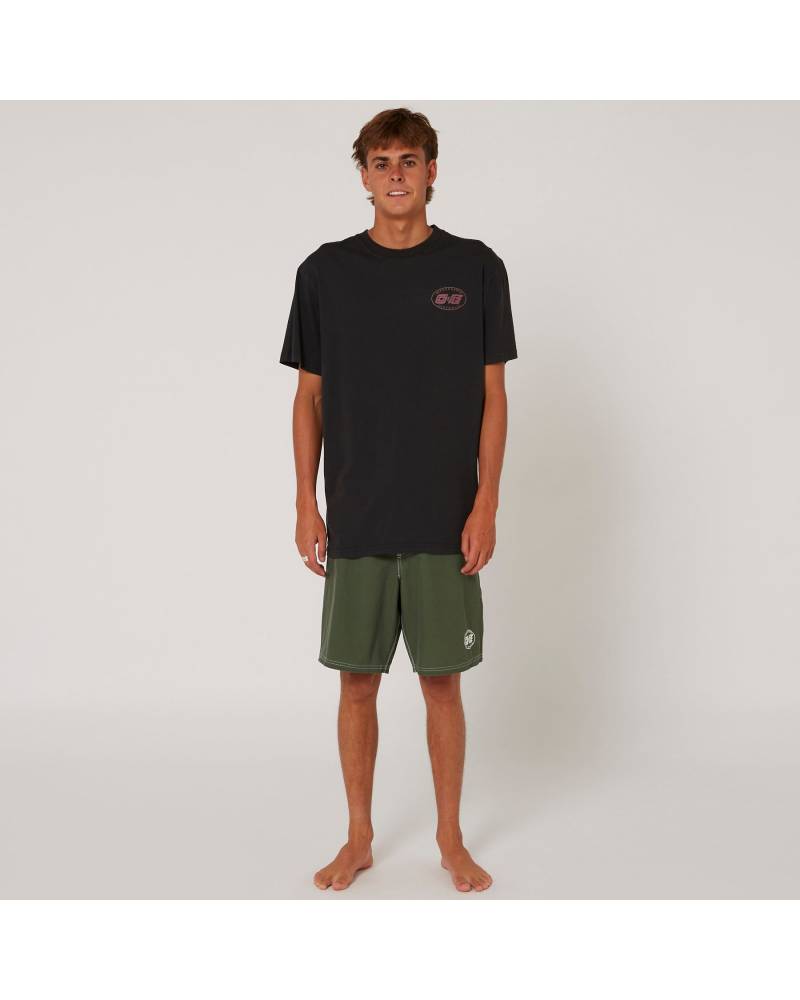 Washed Oval Heritage Tee Big Mens