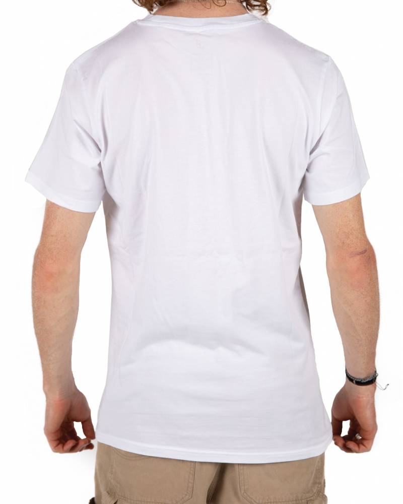 Logo 9-0 S/S Tee | White