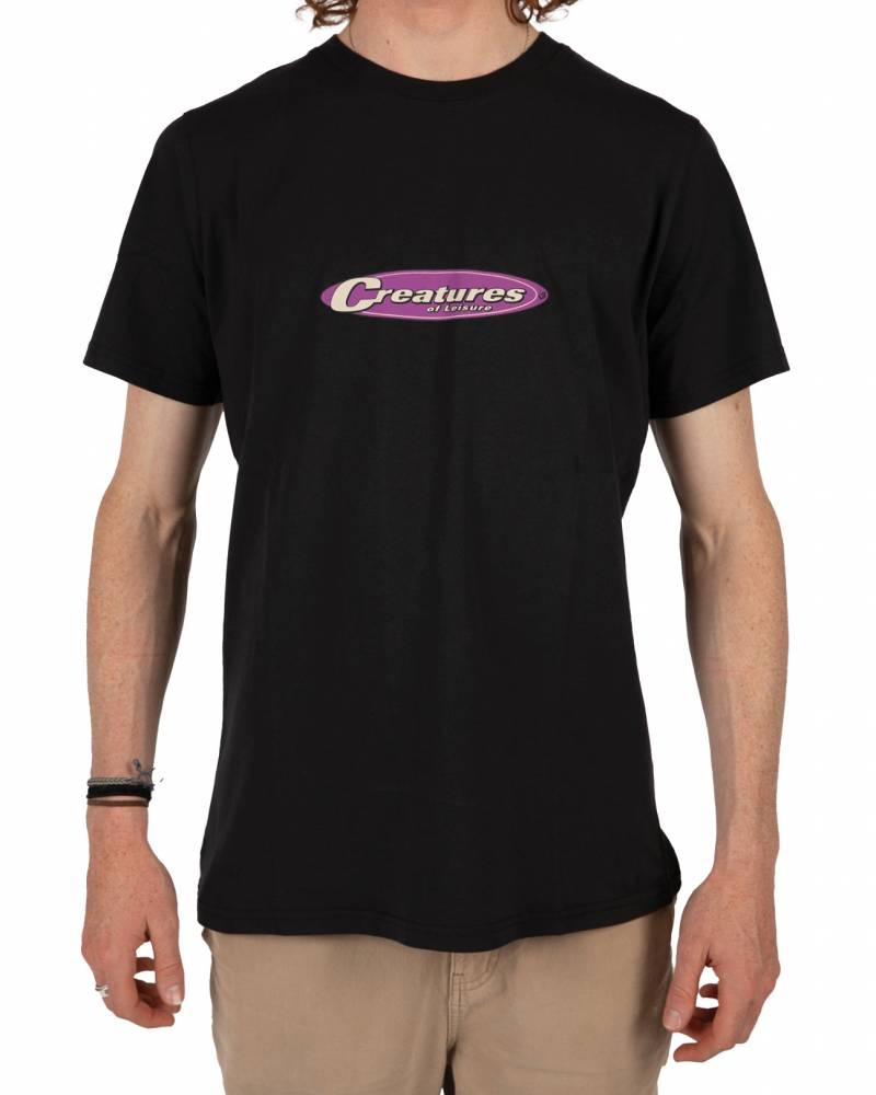 Logo 9-0 S/S Tee | Washed Black