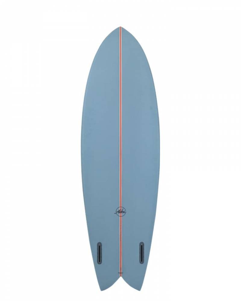 Keel Twin PU + PVCP - Blue (Aloha) - 5' 8" x 20 1/2" x 2 3/8" x 31.1L - Futures