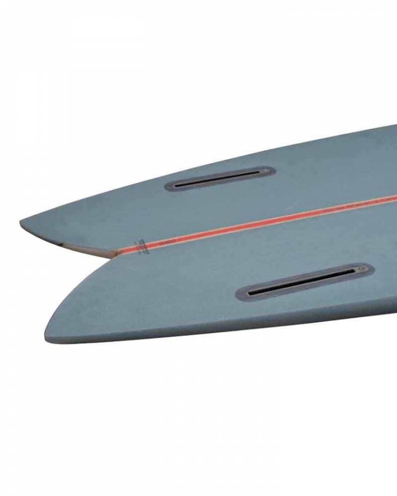 Keel Twin PU + PVCP - Blue (Aloha) - 5' 6" x 20 1/4" x 2 1/4" x 28.2L - Futures