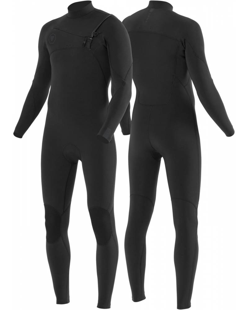 Vissla 7 seas 3/2 chest zip full wetsuit - stealth