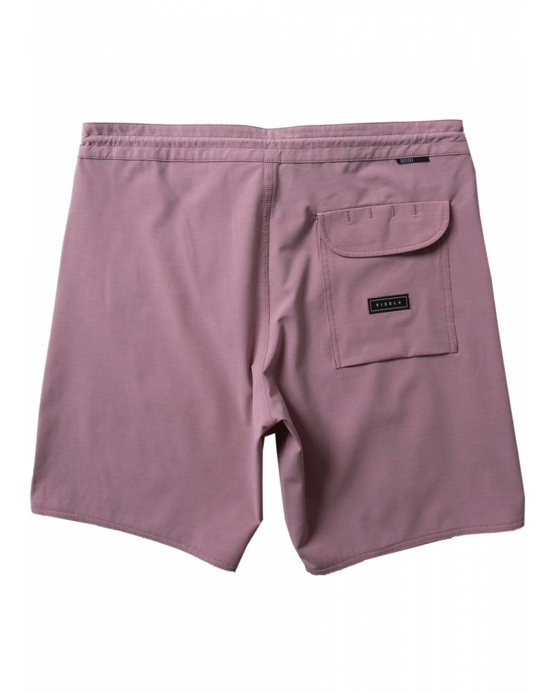 Solid Sets 18.5" Boardshort - Dusty Rose