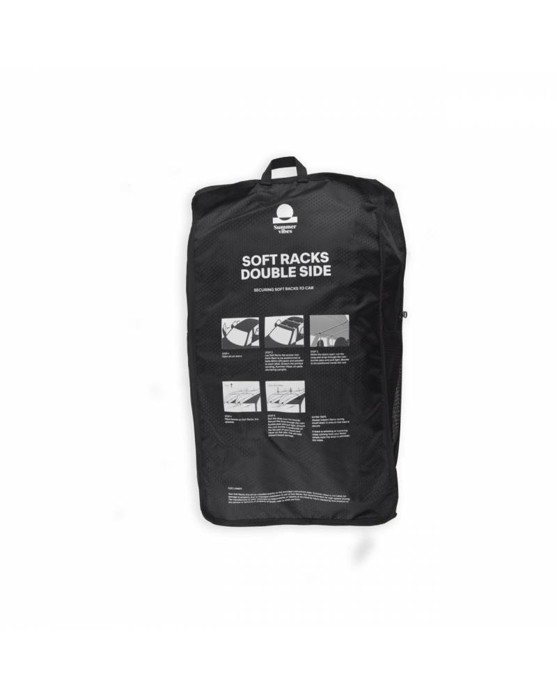 Soft racks in storage bag back