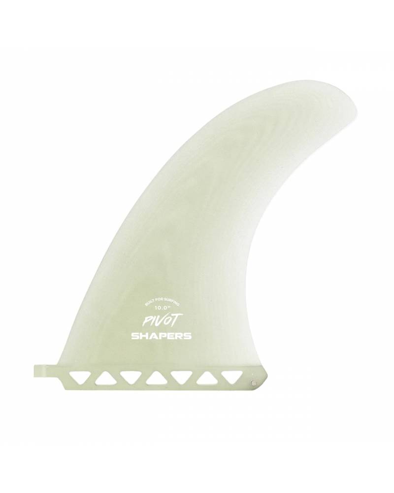 Shapers 9.5" Pivot Single Fin - Clear