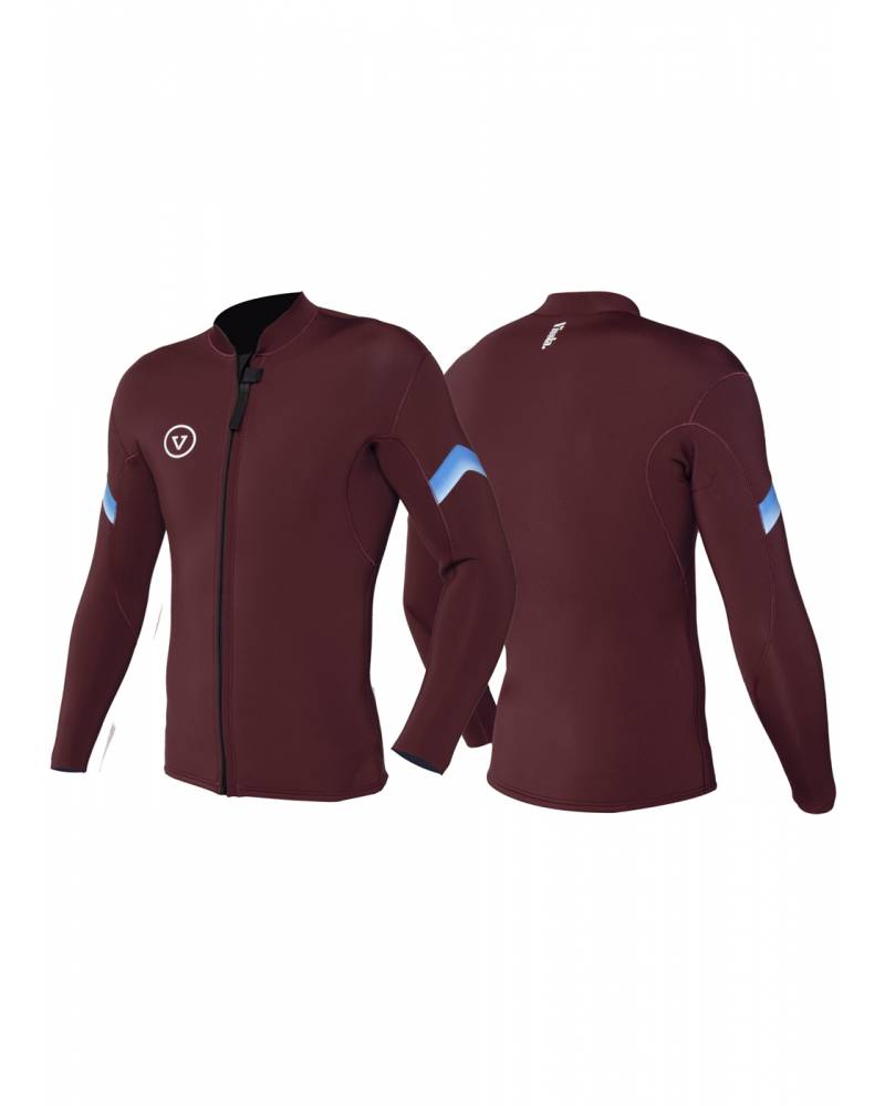 Raditude 2mm Front Zip Jacket - Wine