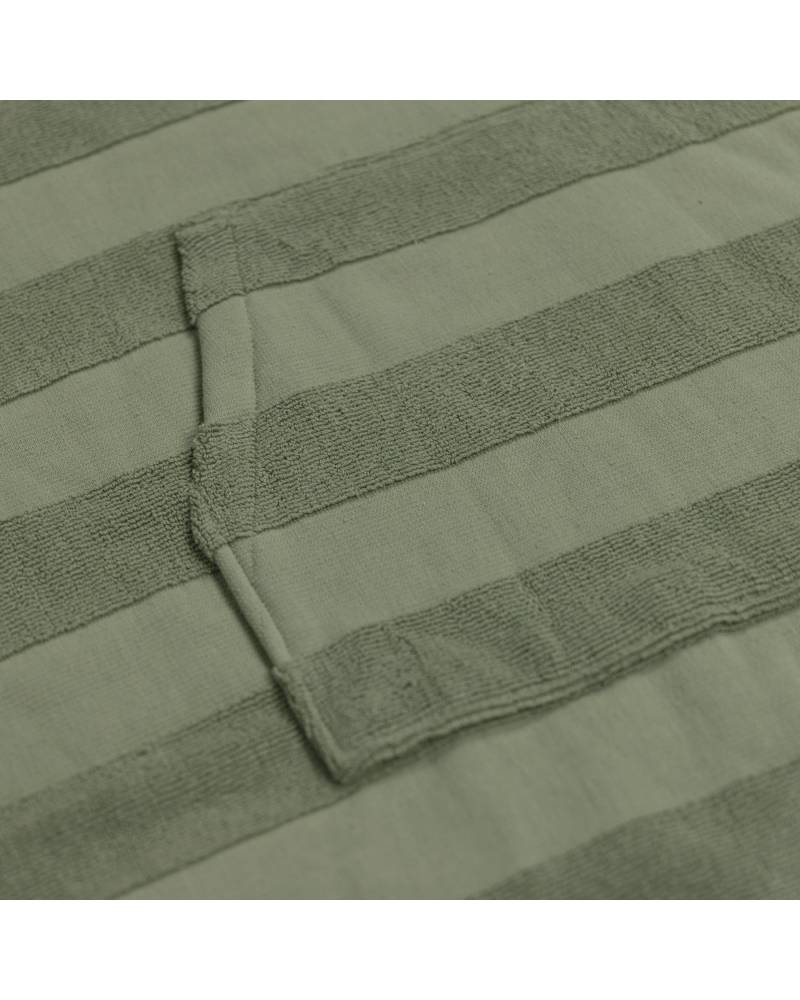 Sage Poncho Pocket Close-up