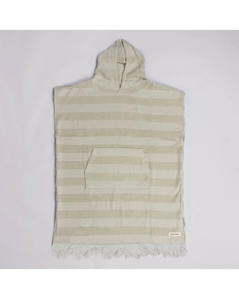 Ladies Layz Poncho Sand Front