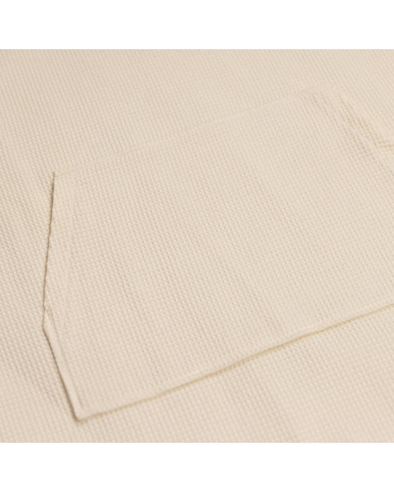 Pocket detail of Antique White Poncho