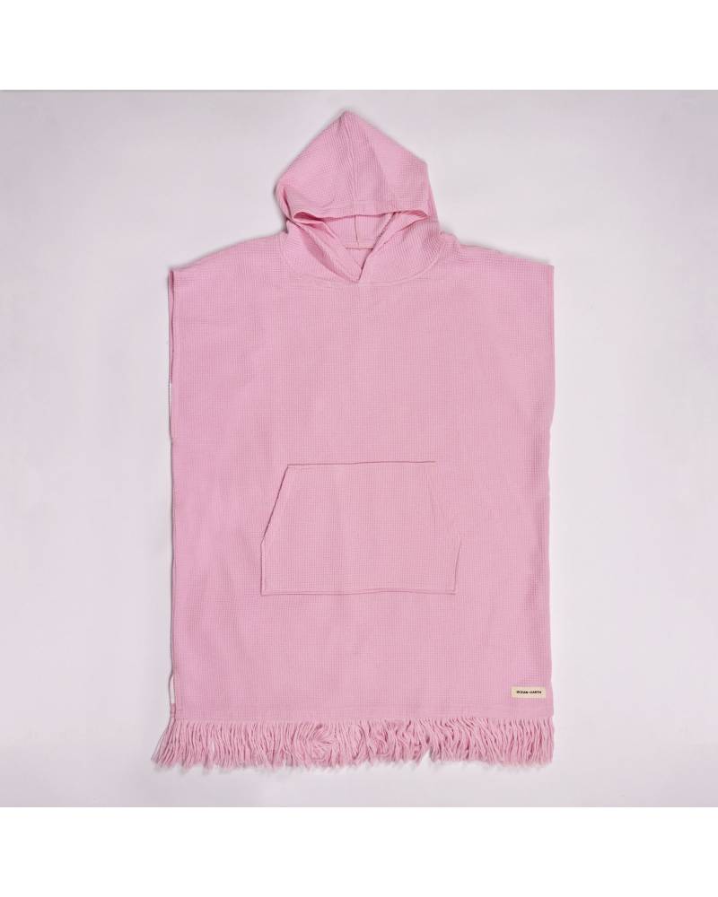 Pink Sorbet Poncho Front View