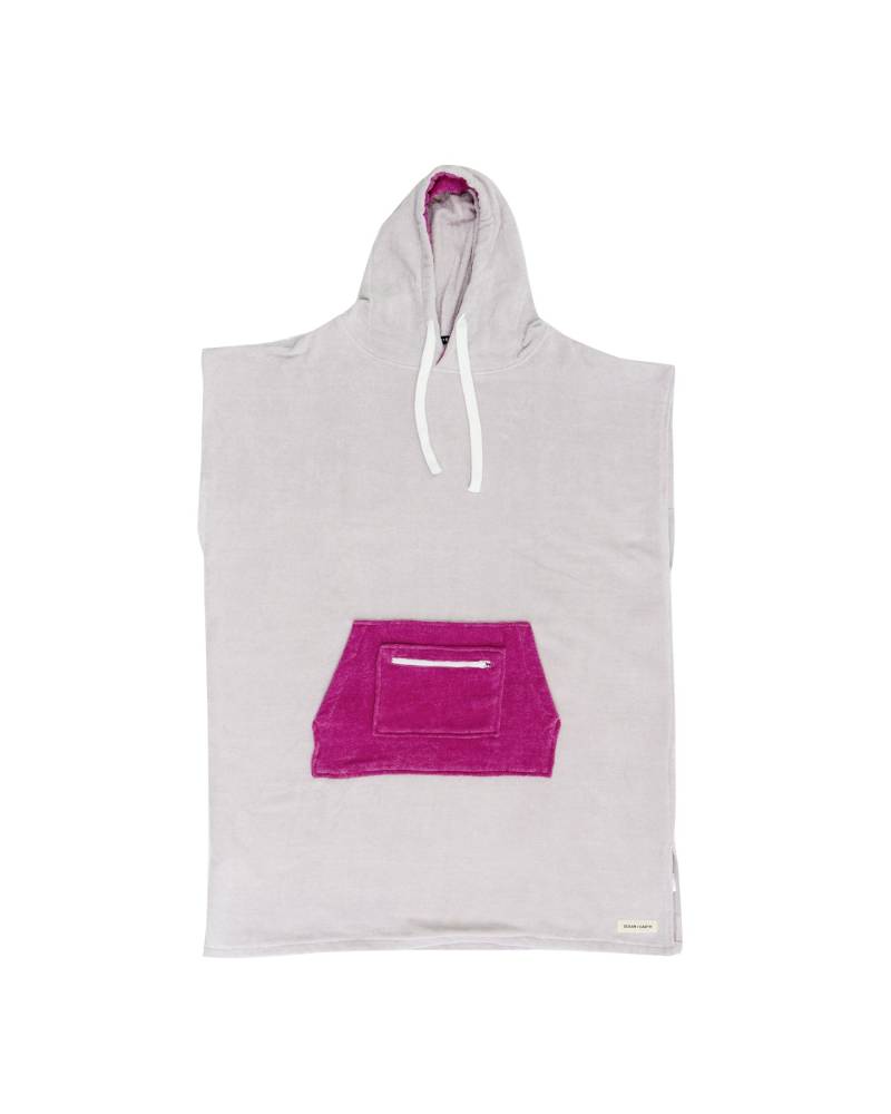 Ocean and Earth Ladies Day Dream Hooded Poncho - Lavender
