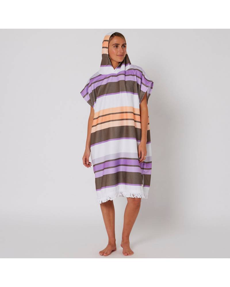 Ladies Sunkissed Hooded Poncho Lifestyle